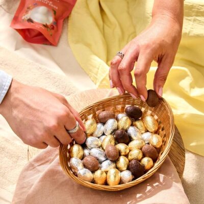 Koko Black Little Eggs | Milk & 54% Dark Chocolate Mamjo Gifts Koko Black Little Eggs | Milk & 54% Dark Chocolate