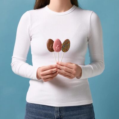 Koko Black Bunny Egg Pop | Raspberry Chocolate Mamjo Gifts Koko Black Bunny Egg Pop | Raspberry Chocolate