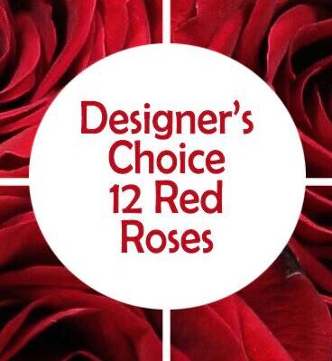 DC 12 red rose bouquet