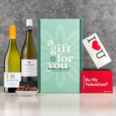 Valentines Duo Wine Hamper - Duo White Sauvignon Blanc  Chardonnay