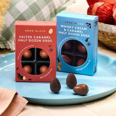 Koko Black Whisky Cream & Caramel Half Dozen Eggs | Dark Chocolate