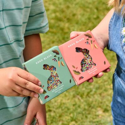 Koko Black Giant Speckle Bunny | Dark Chocolate Mamjo Gifts Koko Black Giant Speckle Bunny | Dark Chocolate