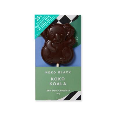 Koko Black Koko Koala Pop | Dark Chocolate Mamjo Gifts Koko Black Koko Koala Pop | Dark Chocolate