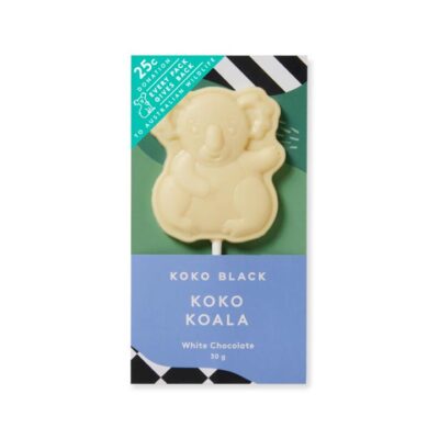 Koko Black Koko Koala Pop | White Chocolate Mamjo Gifts Koko Black Koko Koala Pop | White Chocolate