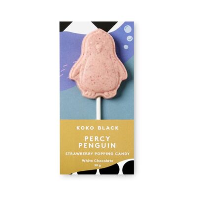 Koko Black Percy Penguin Pop Strawberry | White Chocolate