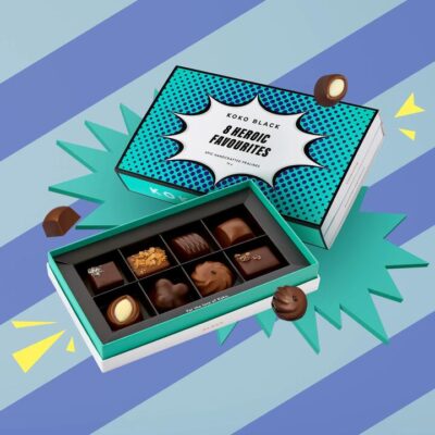 Koko Black Heroic Praline Collection Gift Box | 8 Piece Mamjo Gifts Koko Black Heroic Praline Collection Gift Box | 8 Piece