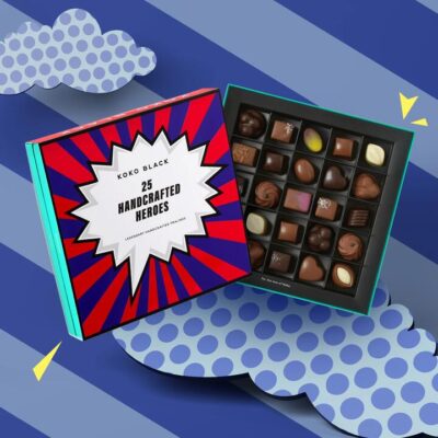 Koko Black Handcrafted Heroes Praline Gift Box | 25 Piece Mamjo Gifts Koko Black Handcrafted Heroes Praline Gift Box | 25 Piece