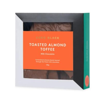 Koko Black Toasted Almond Toffee | Milk Chocolate Mamjo Gifts Koko Black Toasted Almond Toffee | Milk Chocolate